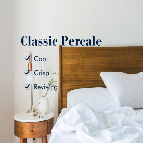 Classic Percale Bed Sheets Set
