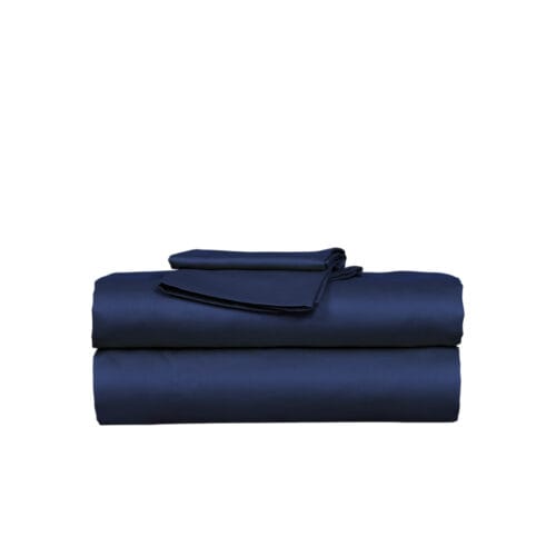 NavyBLue17 Luxe Sateen Bed Sheets Set