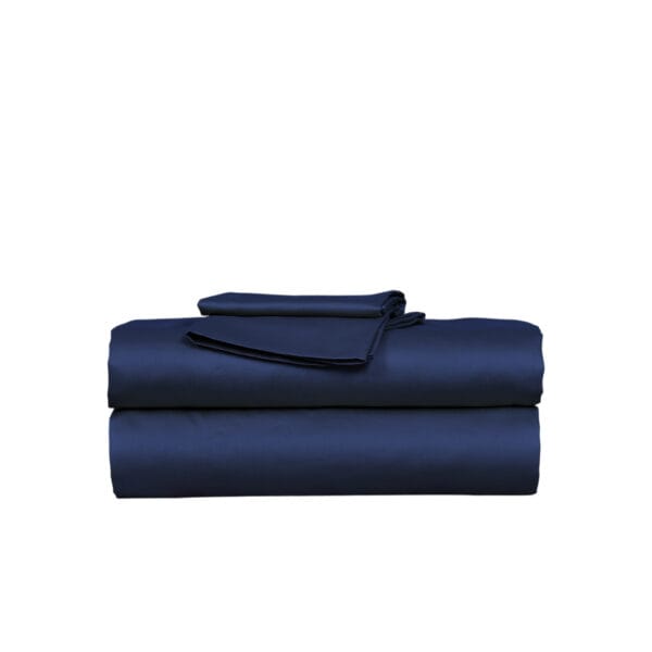 NavyBLue17 Luxe Sateen Bed Sheets Set